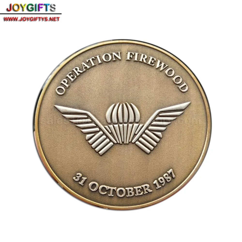 Antique Gold and Silver Challenge Coin — view 2