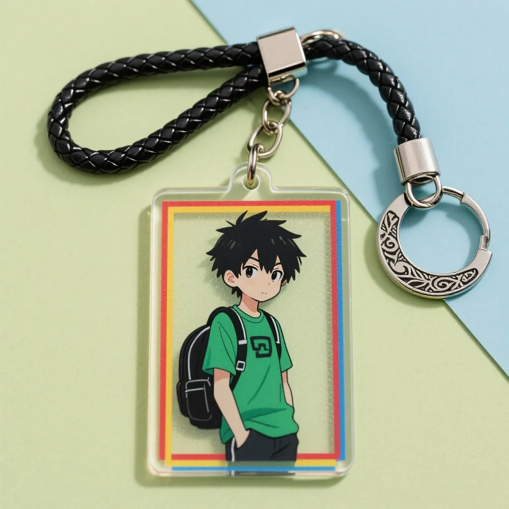 Custom Logo Acrylic Keychain — view 2