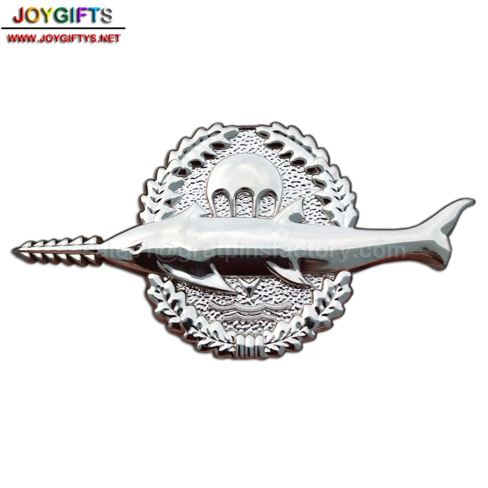 Shiny Metal 3D Challenge Coin — view 4