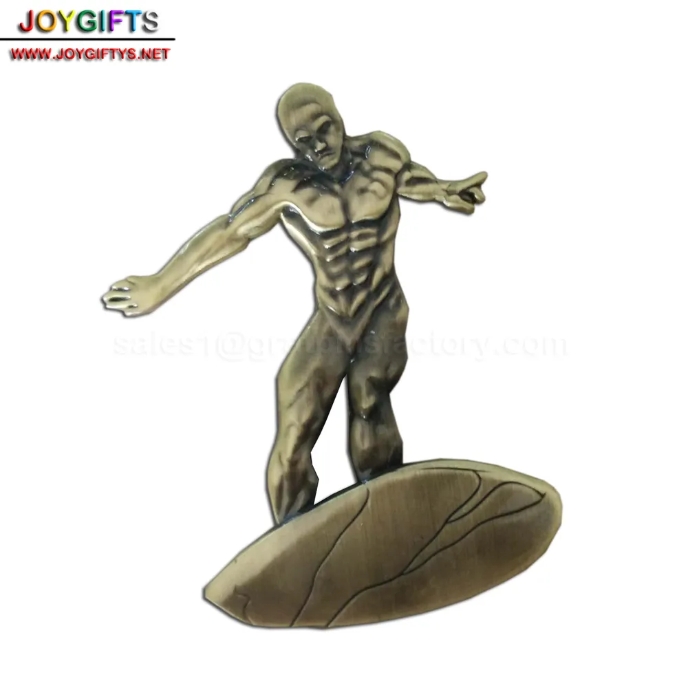 Silver Man Challenge Coin — view 2